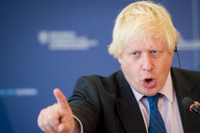 Boris Johnson was called 'unbelievably crass' for the remarks