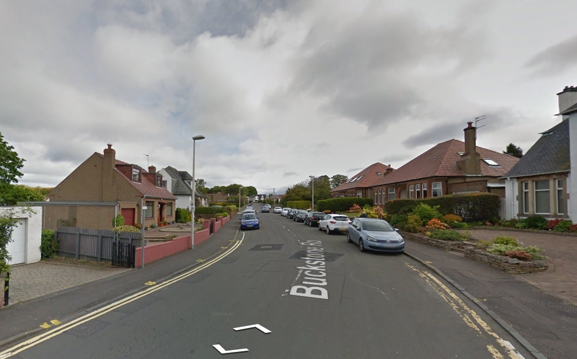 The victim managed to stop the car and escape on Buckstone Road in Edinburgh