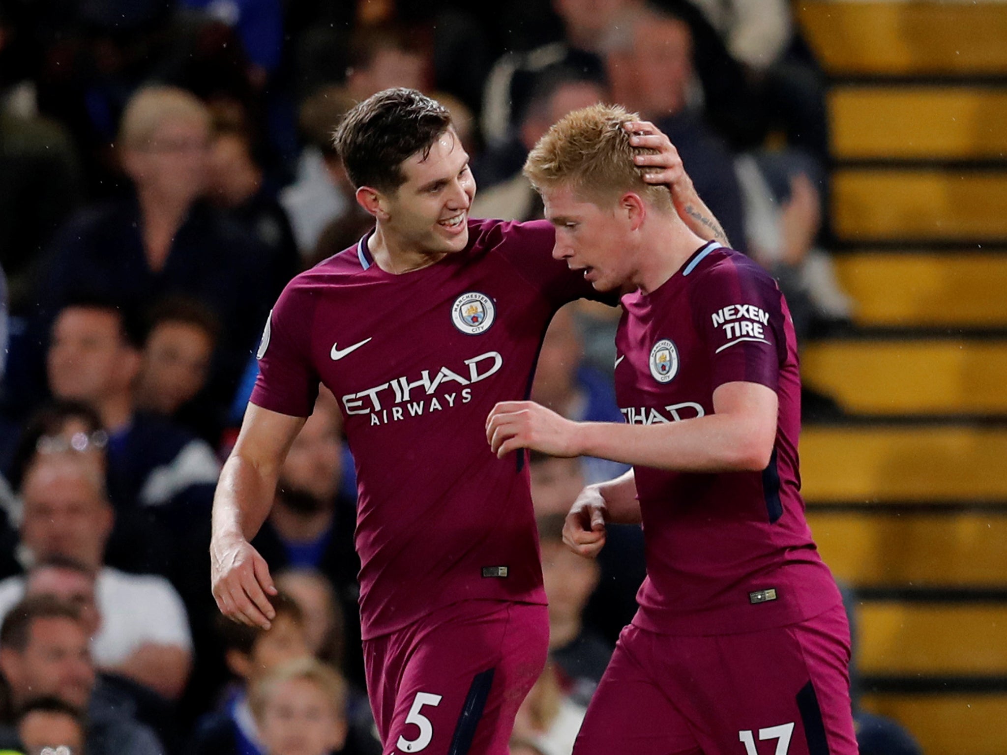 De Bruyne scored City's only goal against his former side