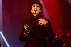Marilyn Manson injured after set collapses during concert