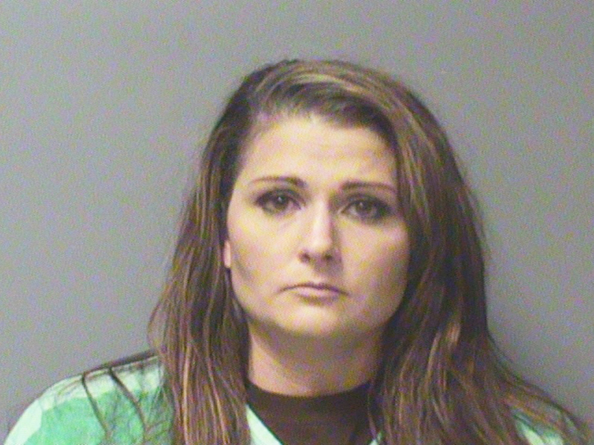 Erin Lee Macke is seen in this booking photo released from City of Johnston, Iowa, U.S. on September 29, 2017. Courtesy City of Johnston/Handout via REUTERS