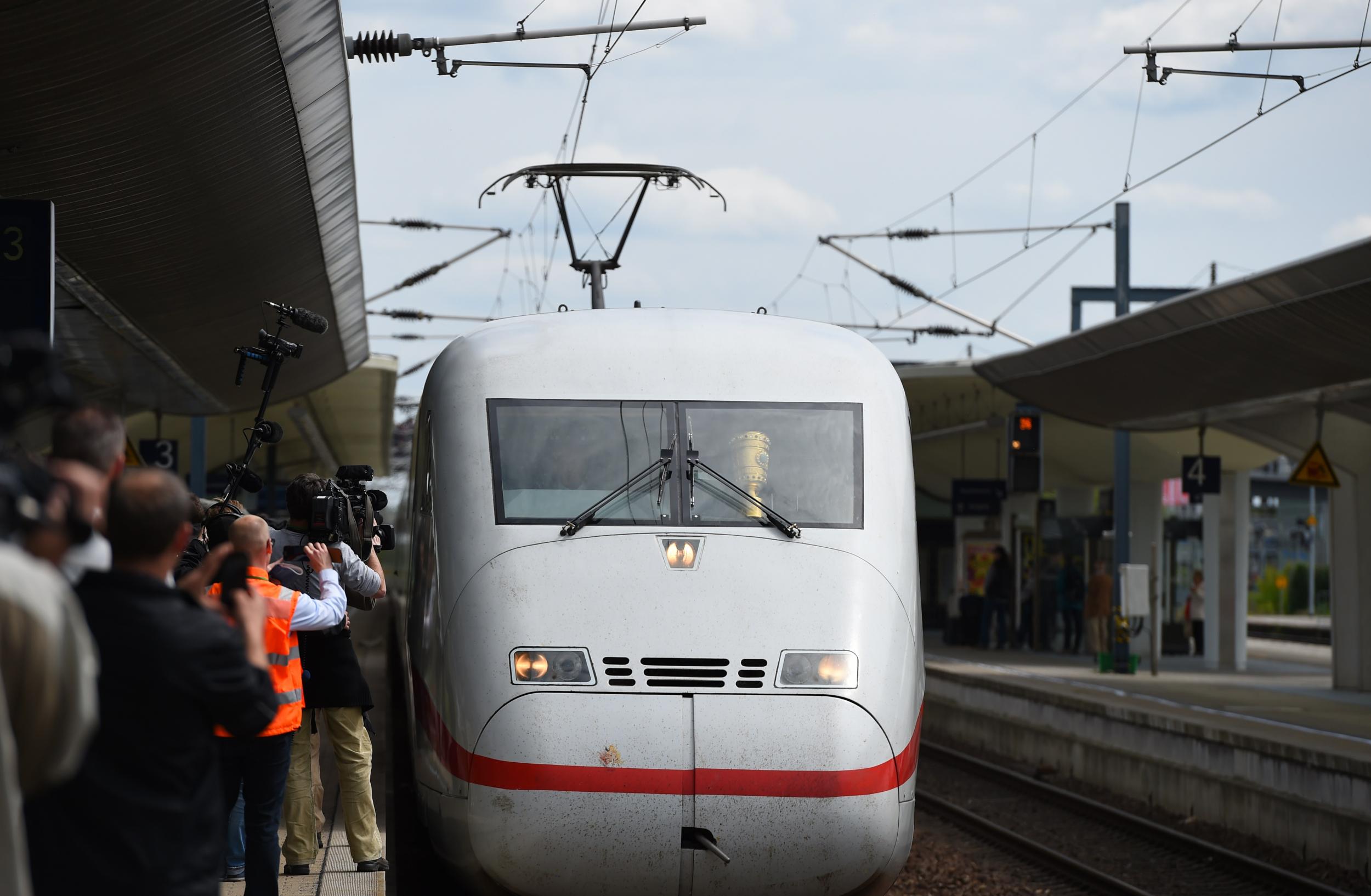A German high-speed (ICE) train
