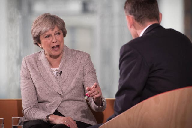 Theresa May did not appear to enjoy her birthday on the Andrew Marr Show