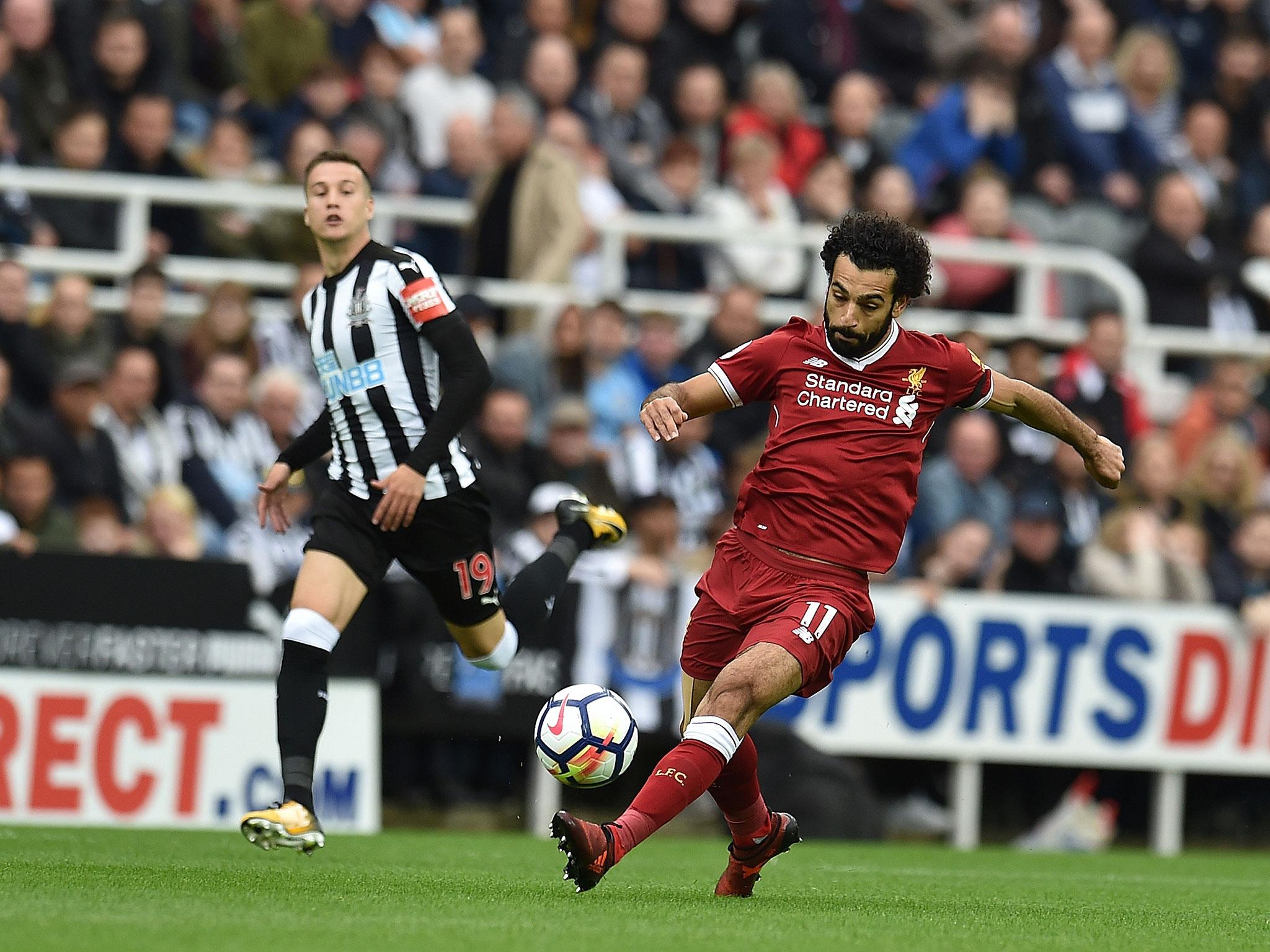 &#13;
Salah's miss at the weekend summed up his Liverpool team (Getty)&#13;