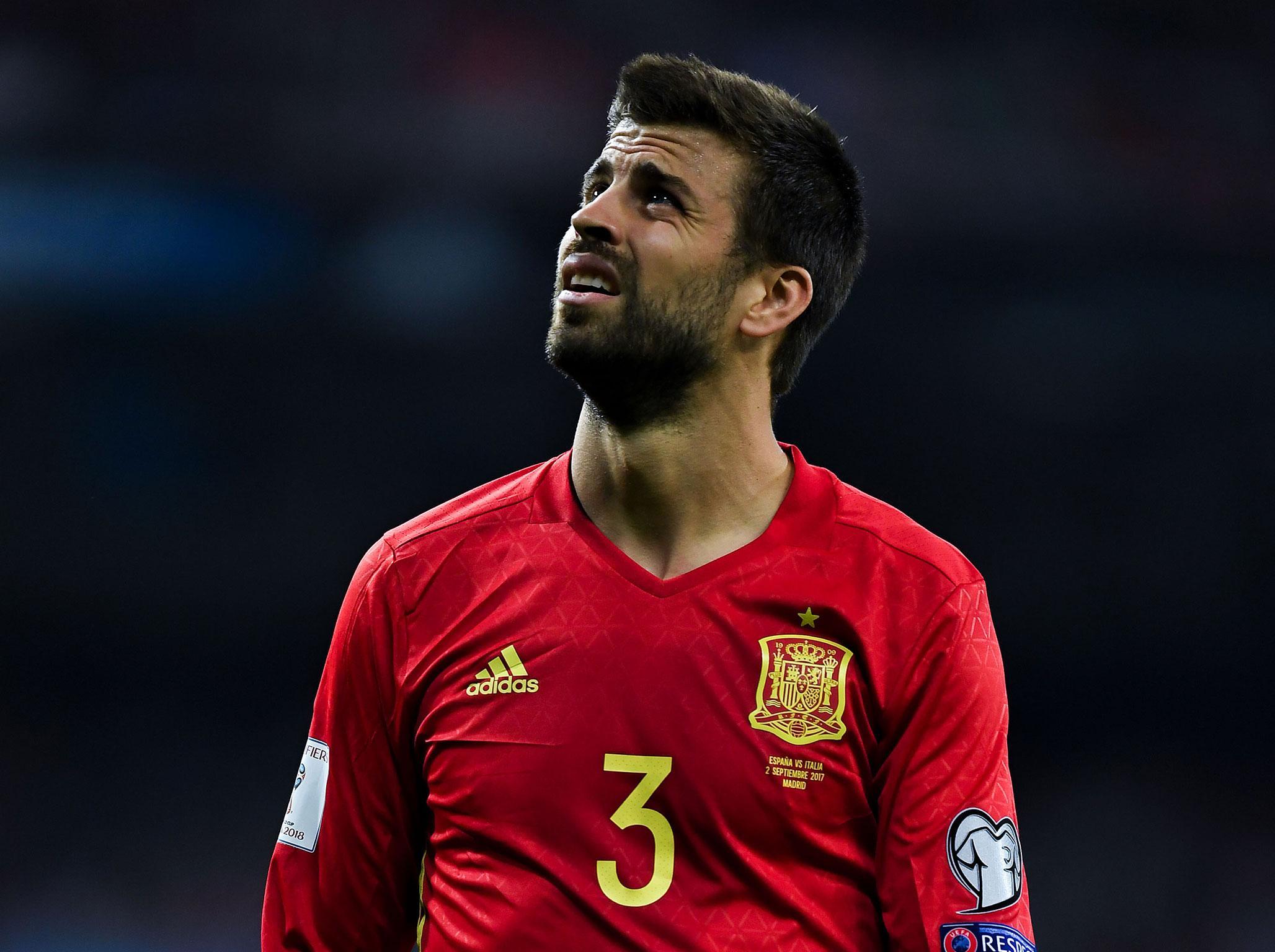 Gerard Pique is ready to turn his back on the Spanish national team