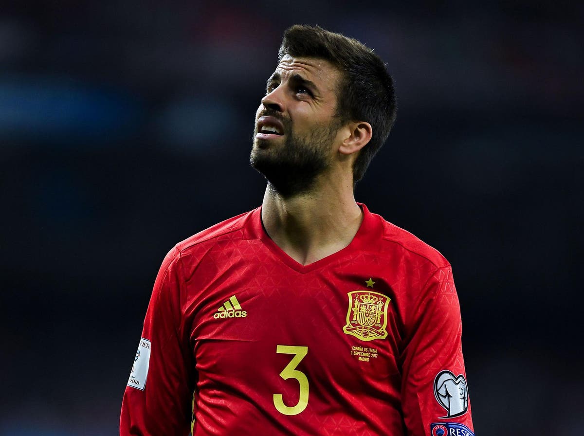 Gerard Pique prepared to turn his back on Spain if pro-Catalonia views ...