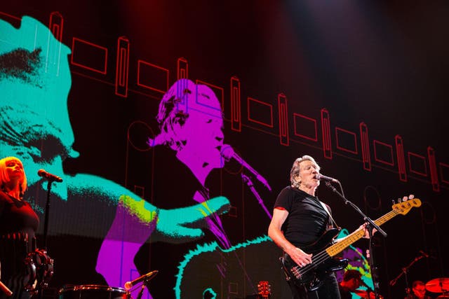 Roger Waters performs as part of his Us + Them tour