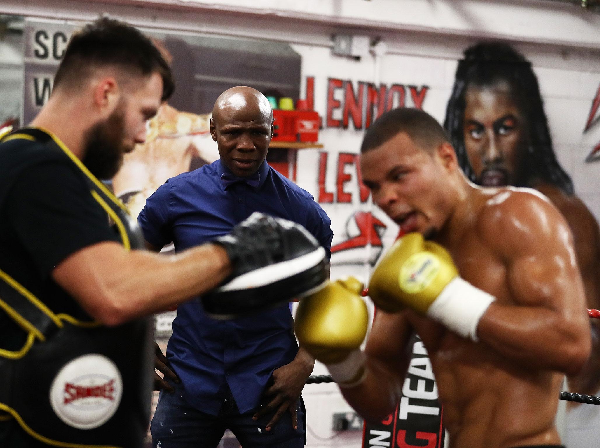 Chris Eubank Jnr has the chance to follow in his father's footsteps this weekend