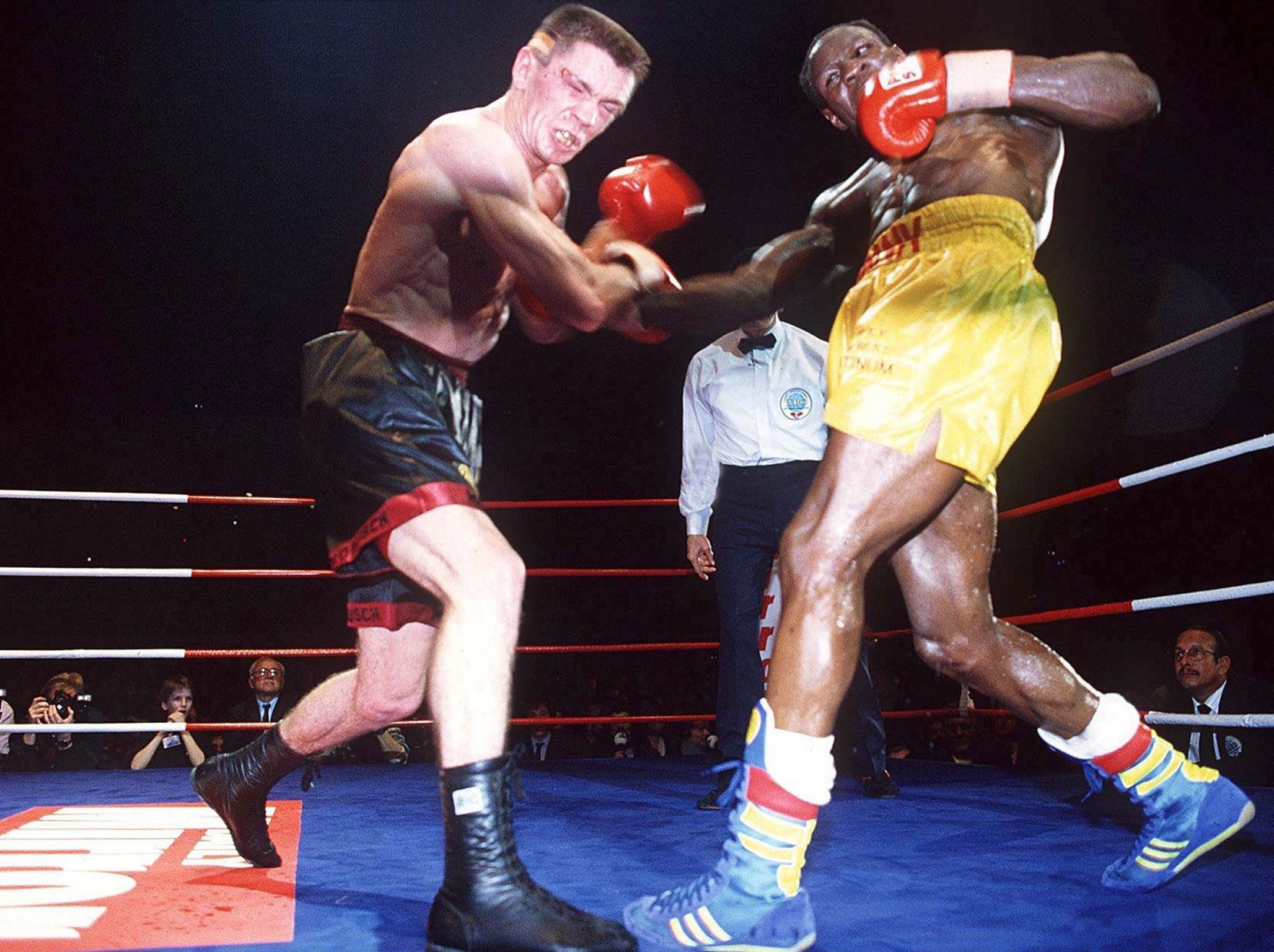 &#13;
Eubank fought Rocchigiani in Berlin in 1994 &#13;