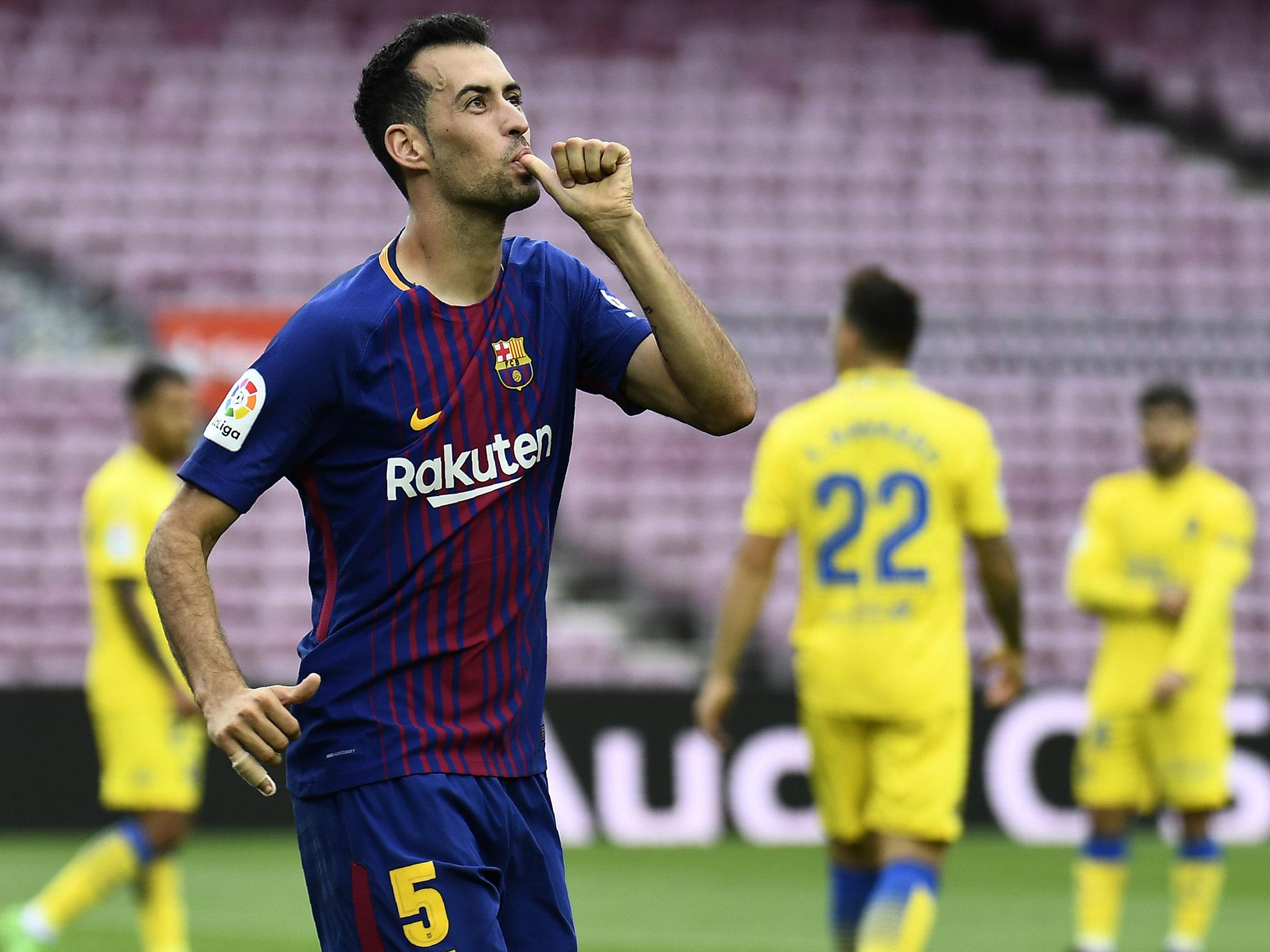 The midfielder is key to Barcelona's system