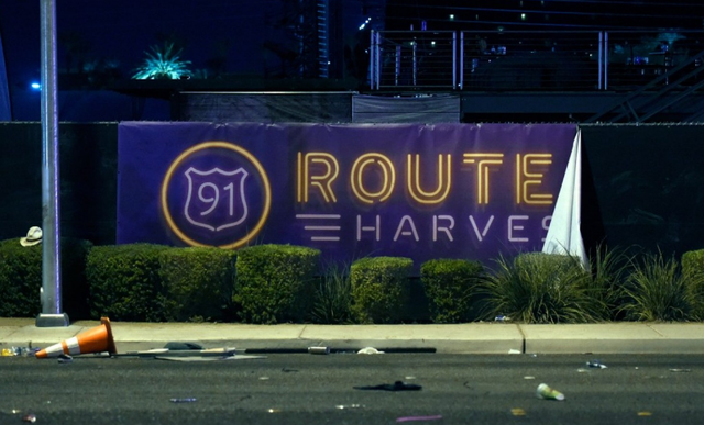 The Route 91 Harvest Festival — three days of country music on a 15-acre lot, beneath the skyline of Las Vegas.