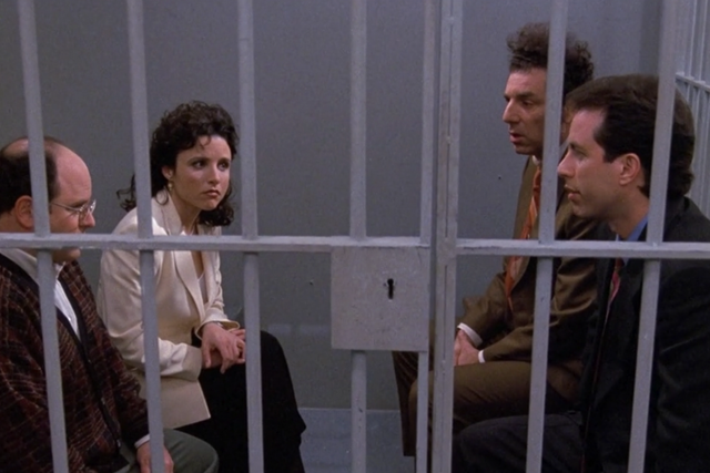 The "Seinfeld" series finale.