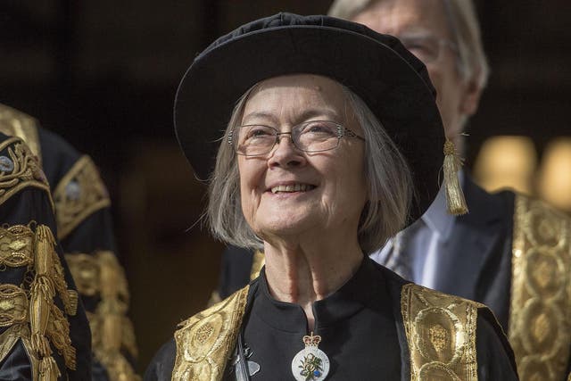 Lady Hale, the first female president of the UK's highest court, said austerity had disproportionately hit women, the disabled and minorities
