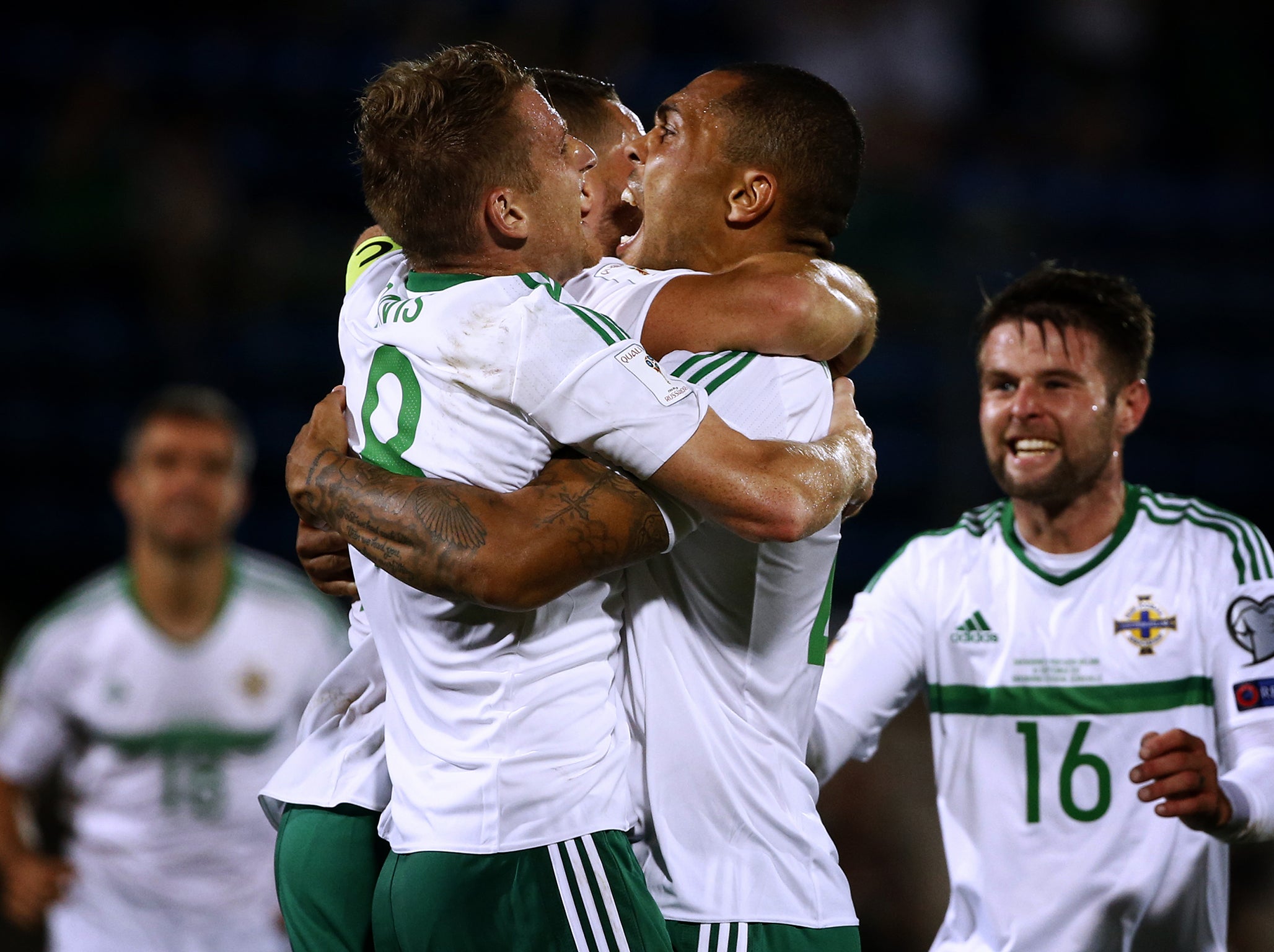Northern Ireland beat Azerbaijan and the Czech Republic to a playoff place