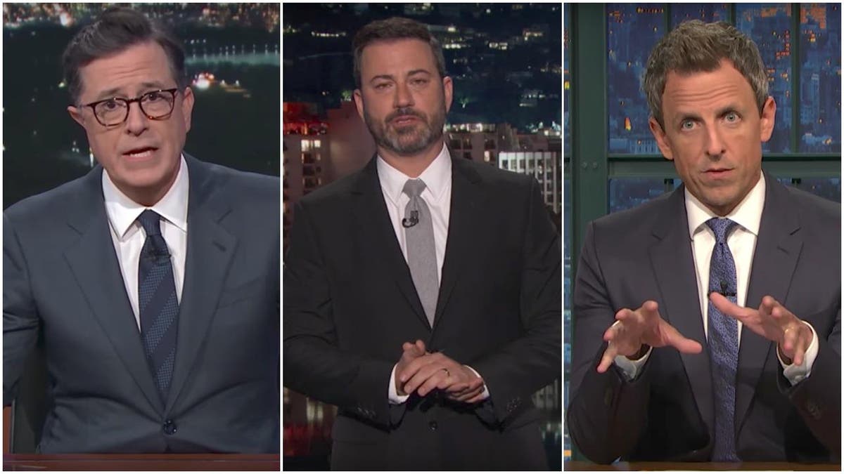 Las Vegas shooting: Stephen Colbert, Jimmy Kimmel and Conan O’Brien ...