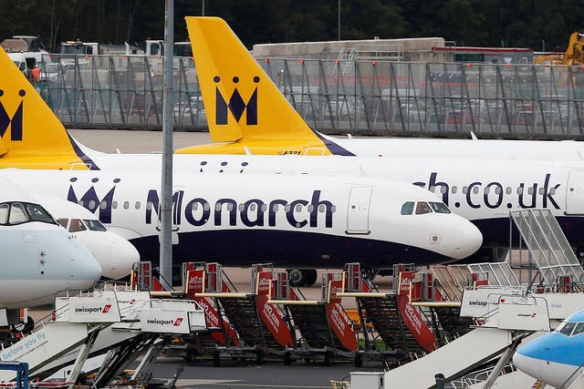 110,000 holidaymakers were left stranded overseas when Monarch Airlines went into administration in October