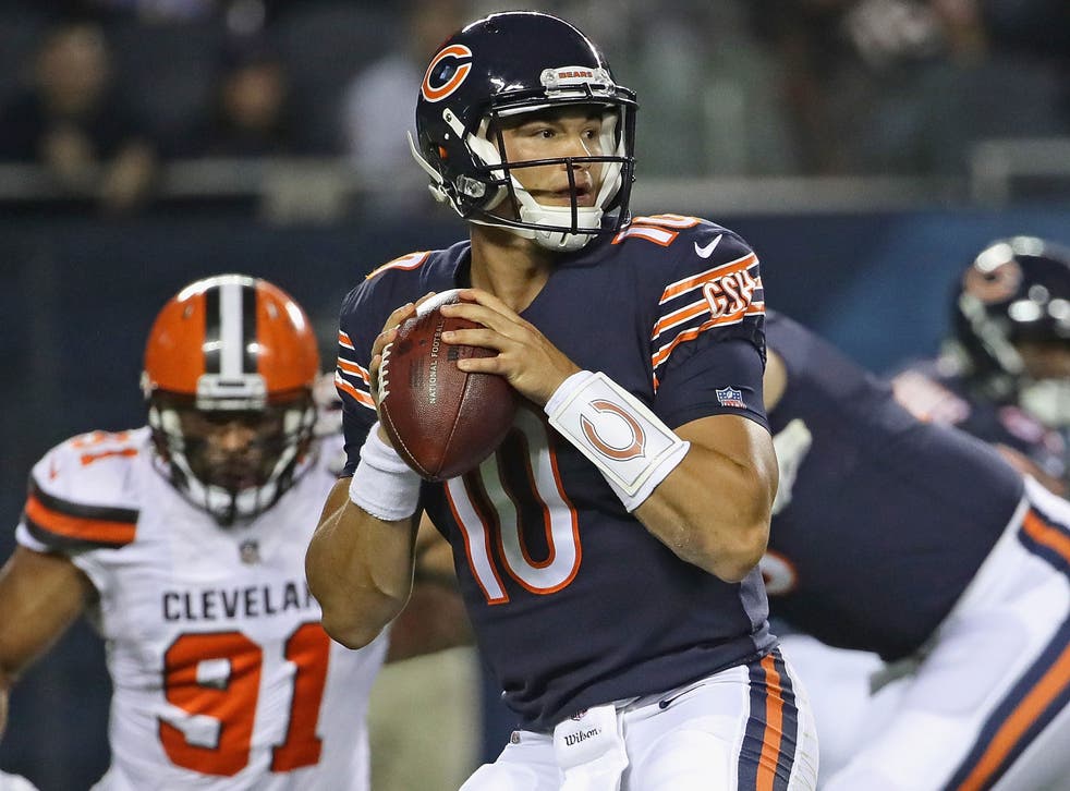 Mitch Trubisky has only seen pre-season action, until now....