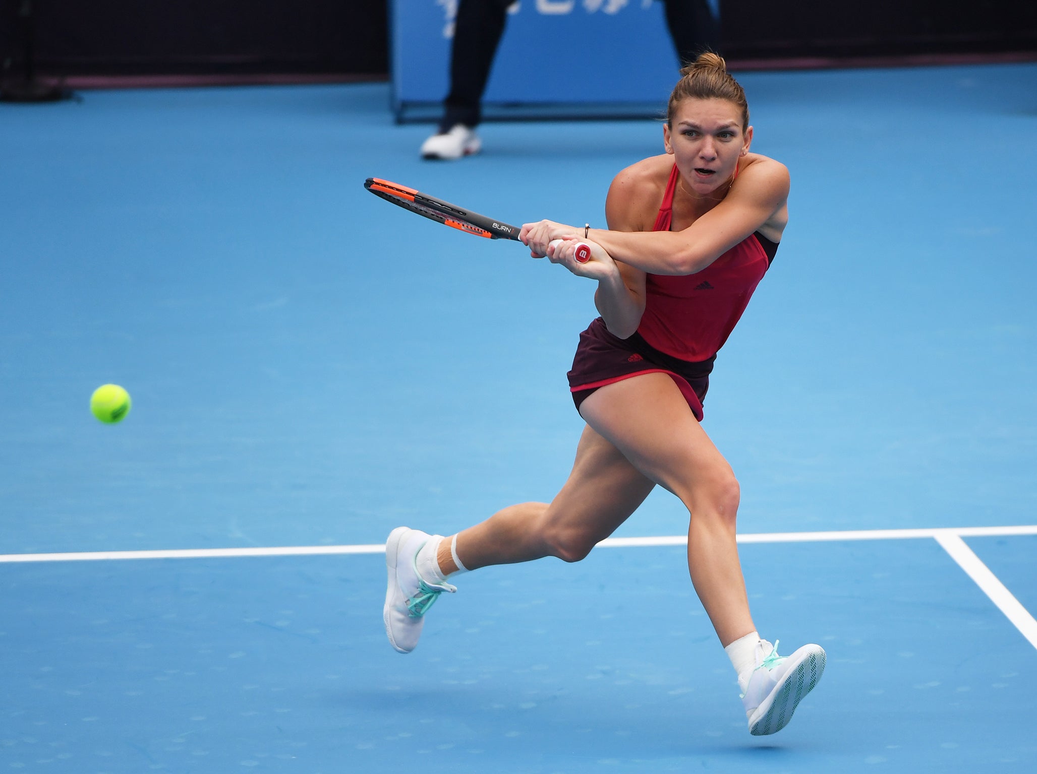 Halep says she is feeling confident ahead of her match with Sharapova