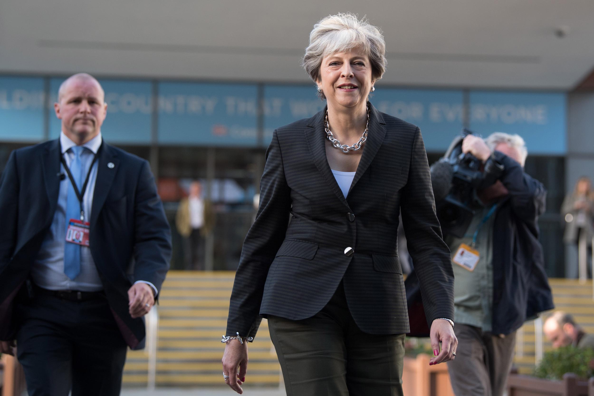 Theresa May has brushed aside claims Boris Johnson undermined her