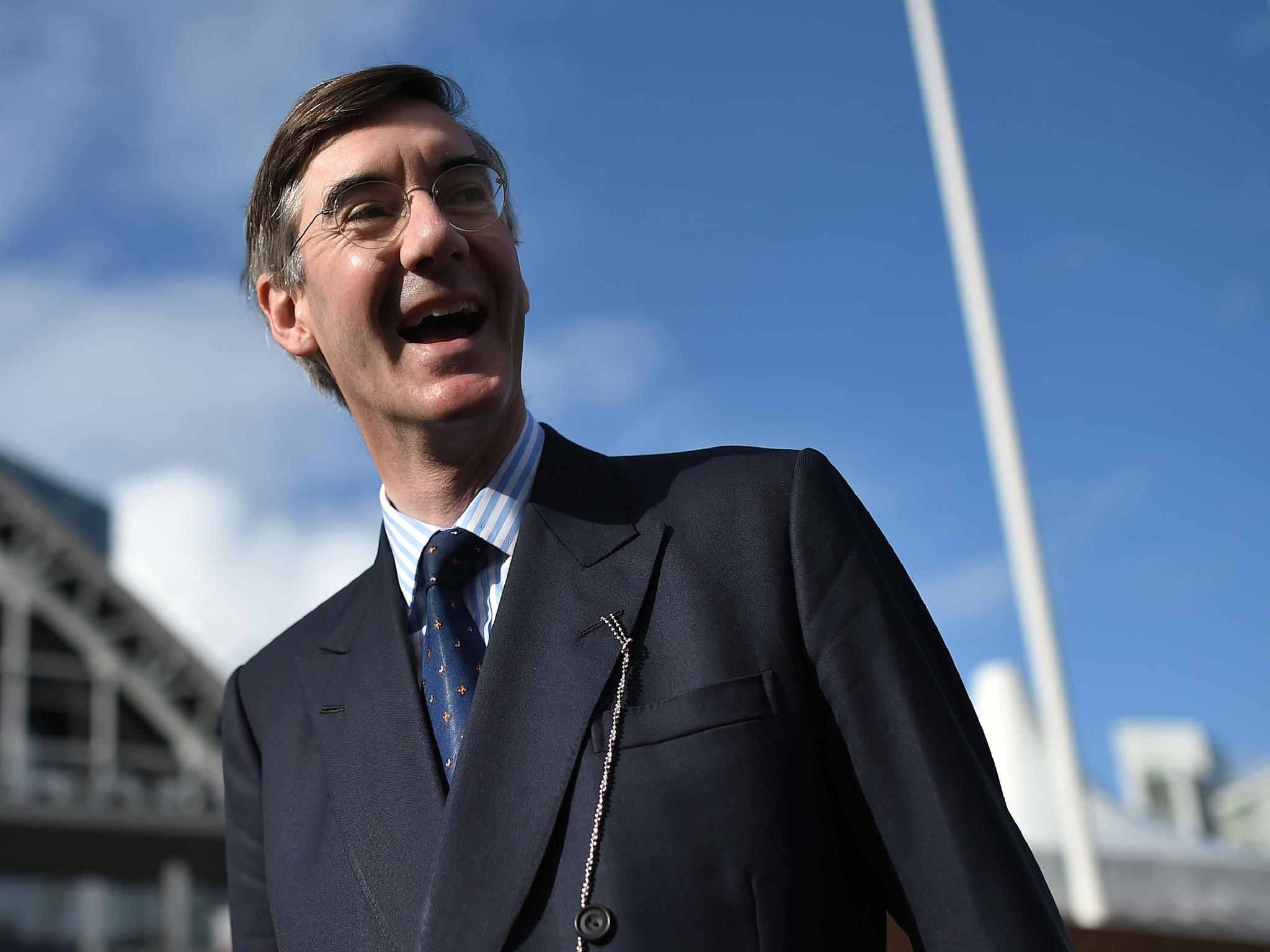 Mr Rees-Mogg condemned online abuse received by the Labour MP Jess Phillips, his fellow panelist at the Cheltenham Literary Festival