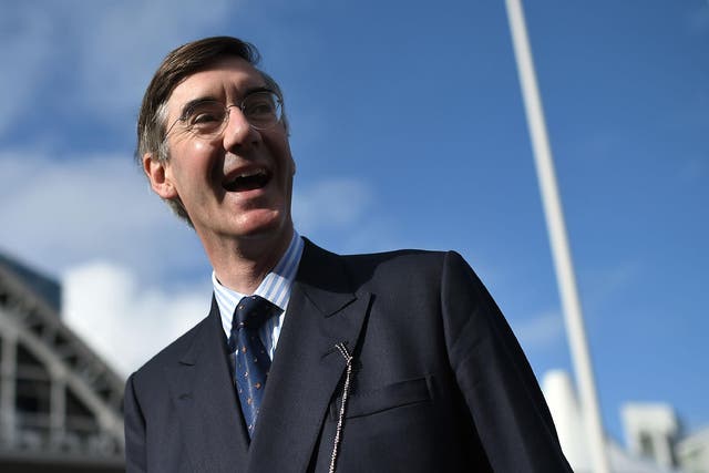 Mr Rees-Mogg condemned online abuse received by the Labour MP Jess Phillips, his fellow panelist at the Cheltenham Literary Festival