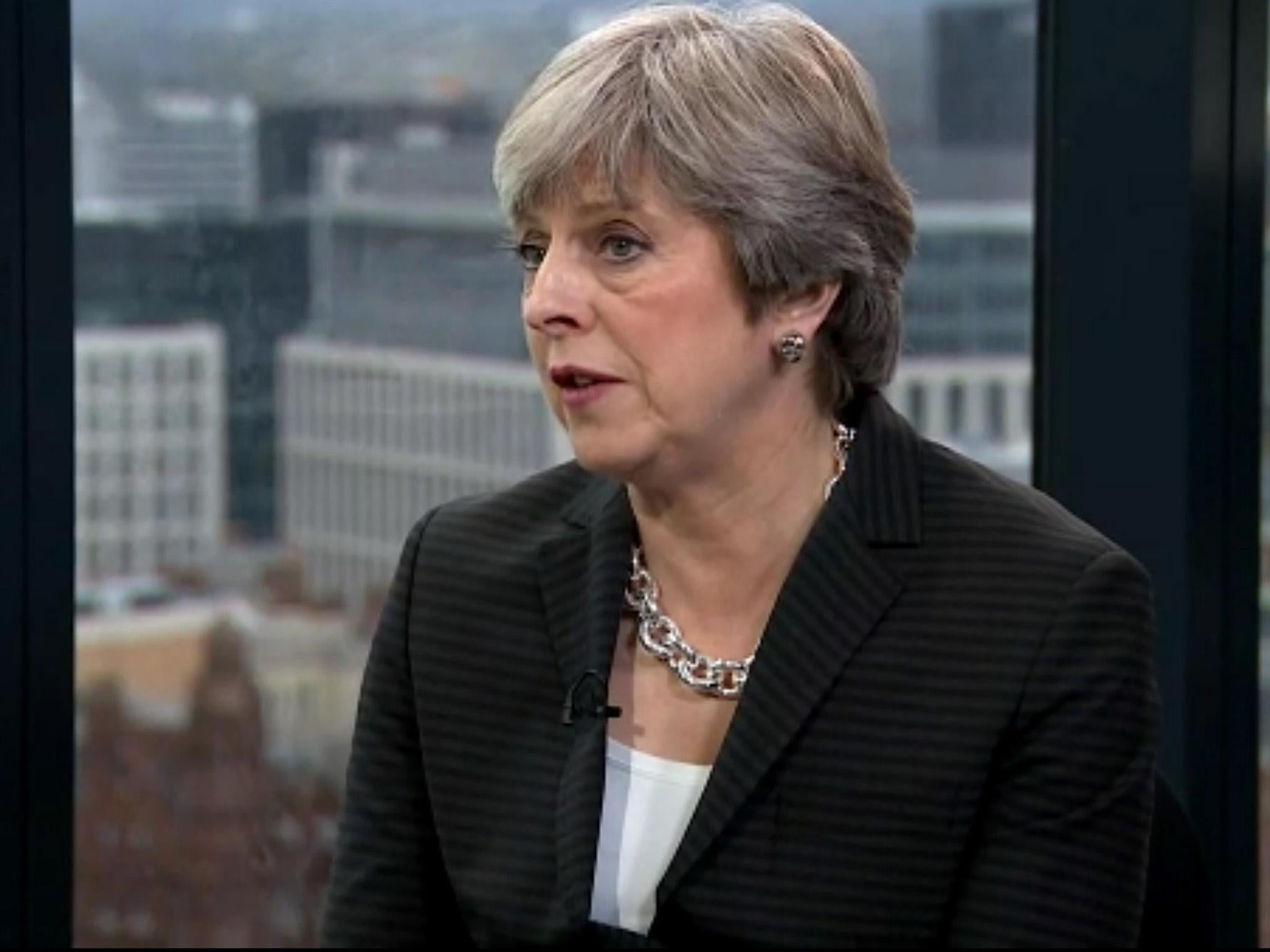 Theresa May admitted she had not met any of the victims of the Manchester bombing
