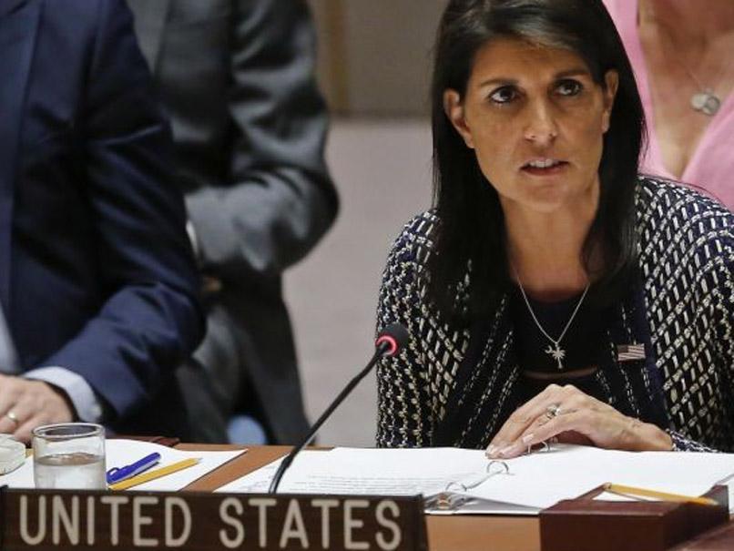 Ms Haley told the UN that the migrant agreement imperils US sovereignty