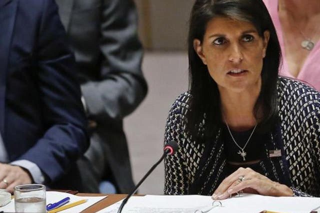United Nations Ambassador from U.S. Nikki Haley failed to condemn the death penalty being handed down for gay sex in countries including Saudi Arabia