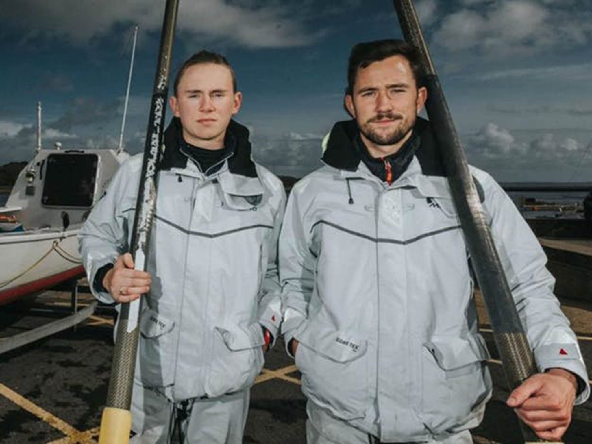 Brothers Greg Bailey, 27, and Jude Massey, 18, are set to become the first trans-Atlantic rowers to ditch meat and dairy