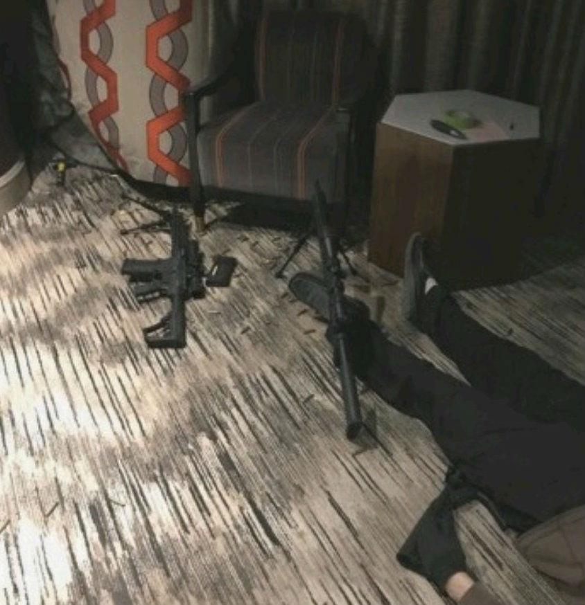 Police said Paddock took his own life before a SWAT team stormed his room (CNN )