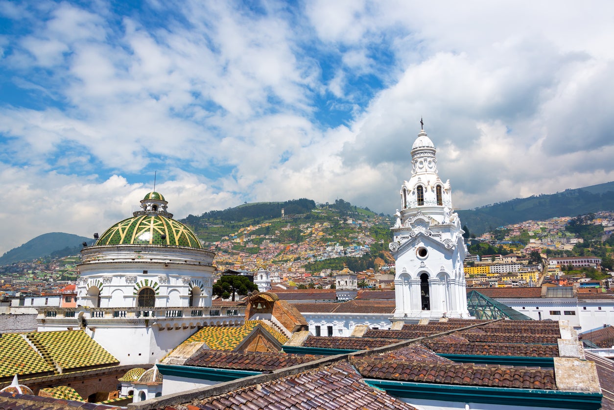 Quito is surrounded by rolling hills (Getty/iStockphoto)