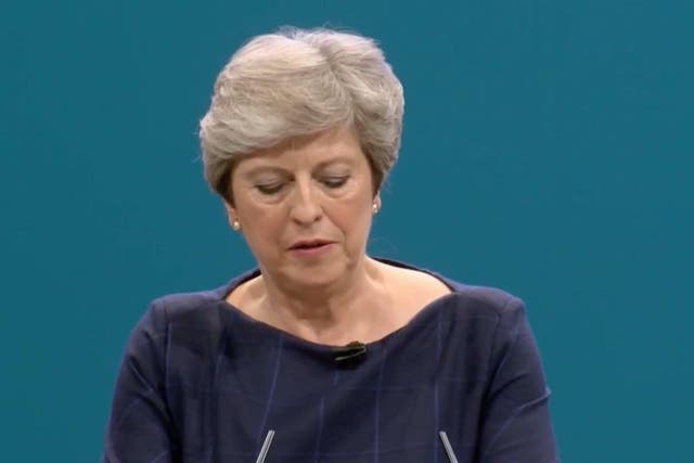 Theresa May spoke of her dream of a society where it does not matter "where you are from or who your parents are"