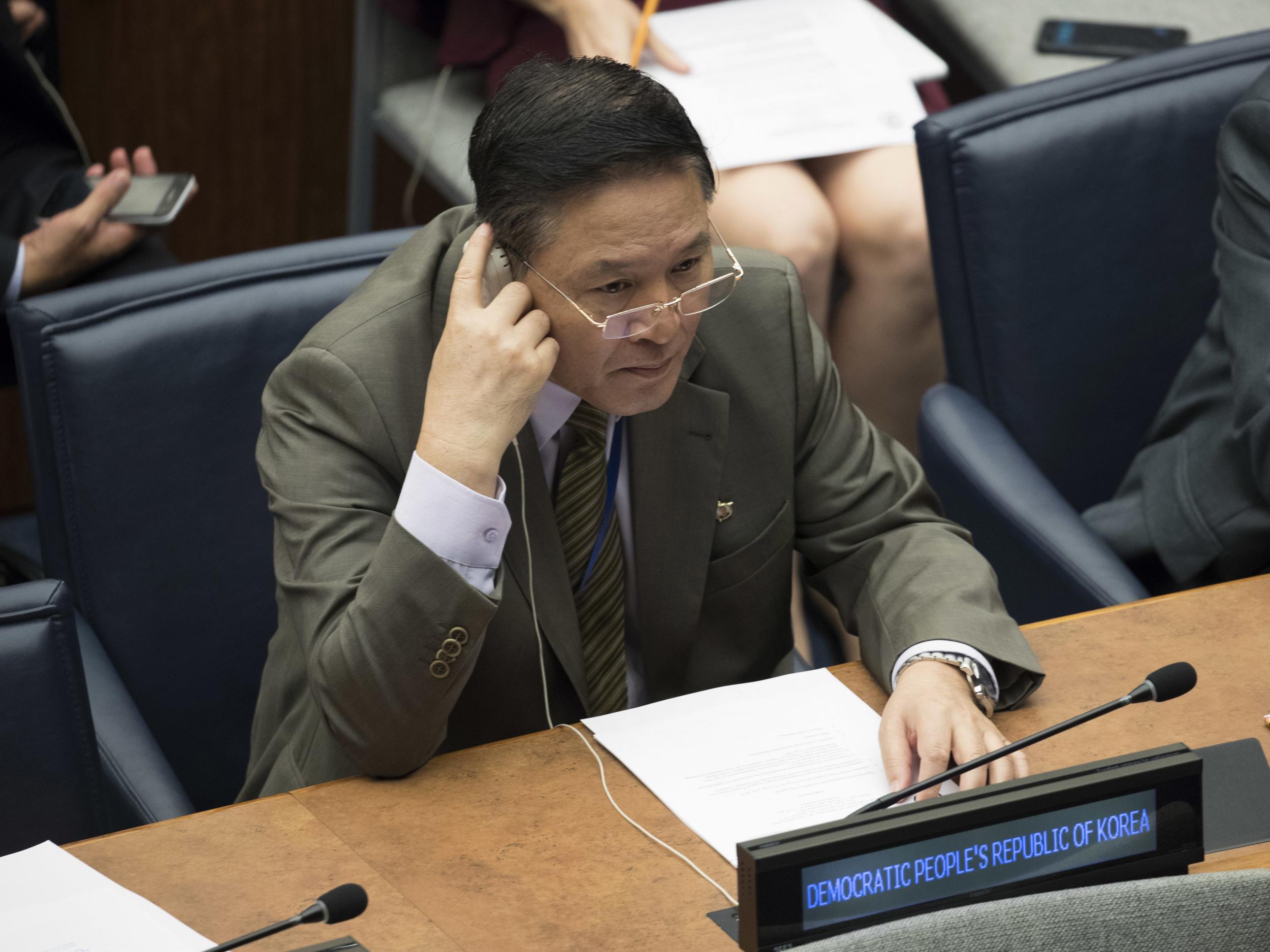 North Korean Ambassador to the United Nations Ja Song-nam