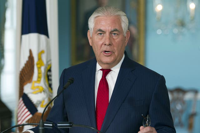 Rex Tillerson reaffirmed his commitment to the President in an unscheduled press conference – but many remain sceptical
