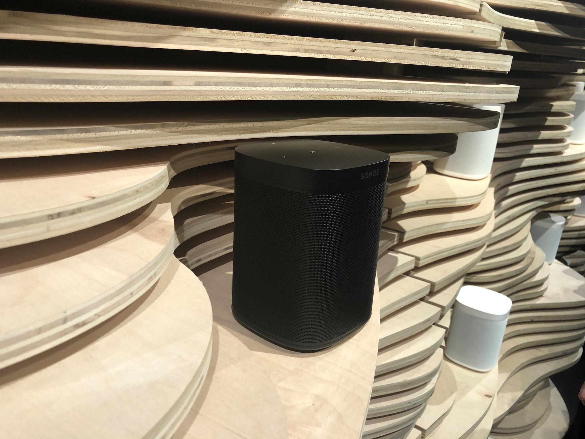 The Sonos One at its launch event