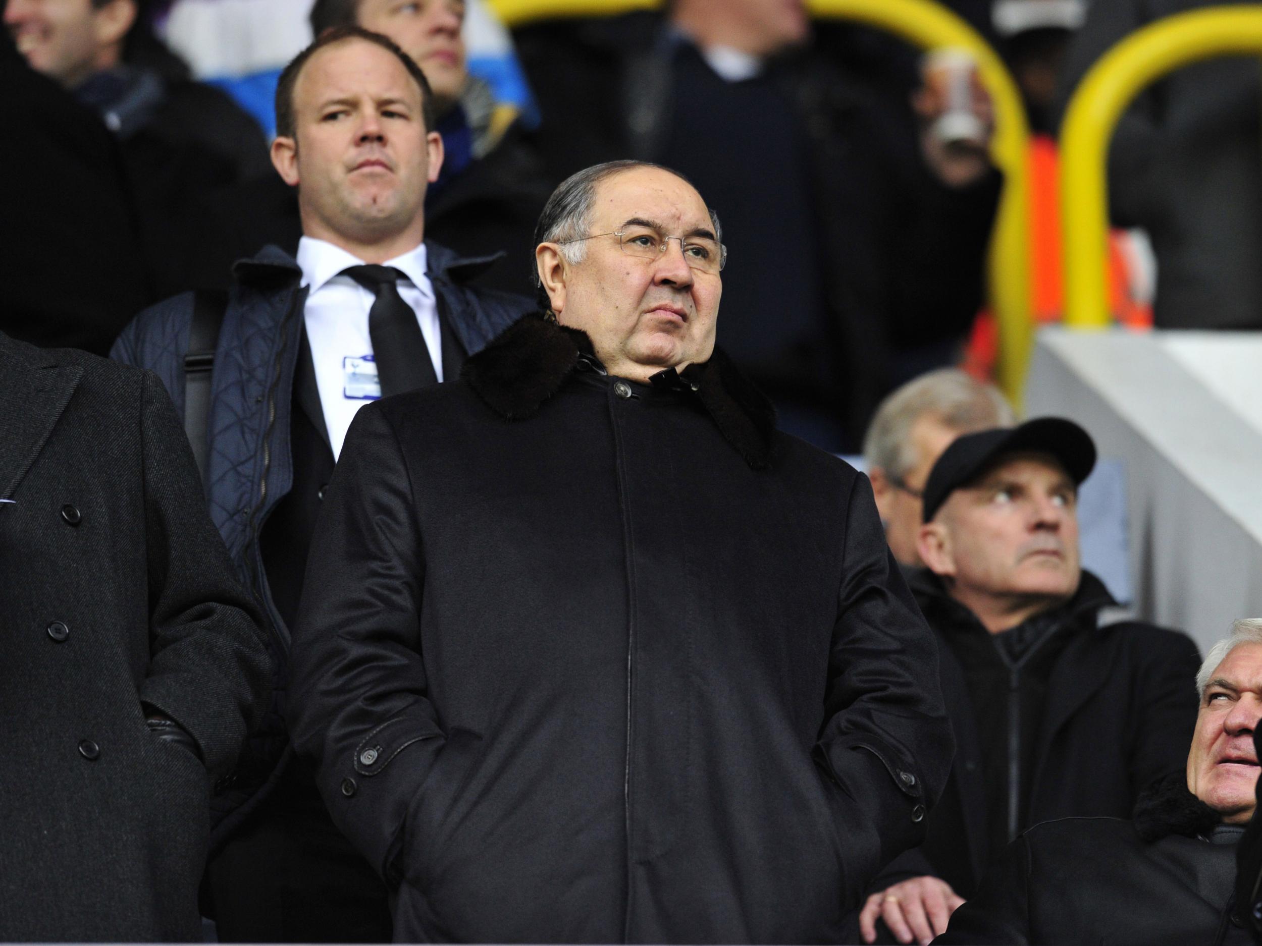 Usmanov has agreed to sell his 30 per cent stake in the club