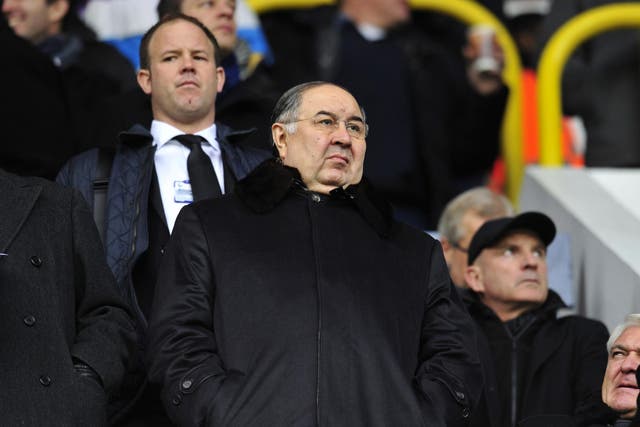 Usmanov has a 30 per cent stake in the club