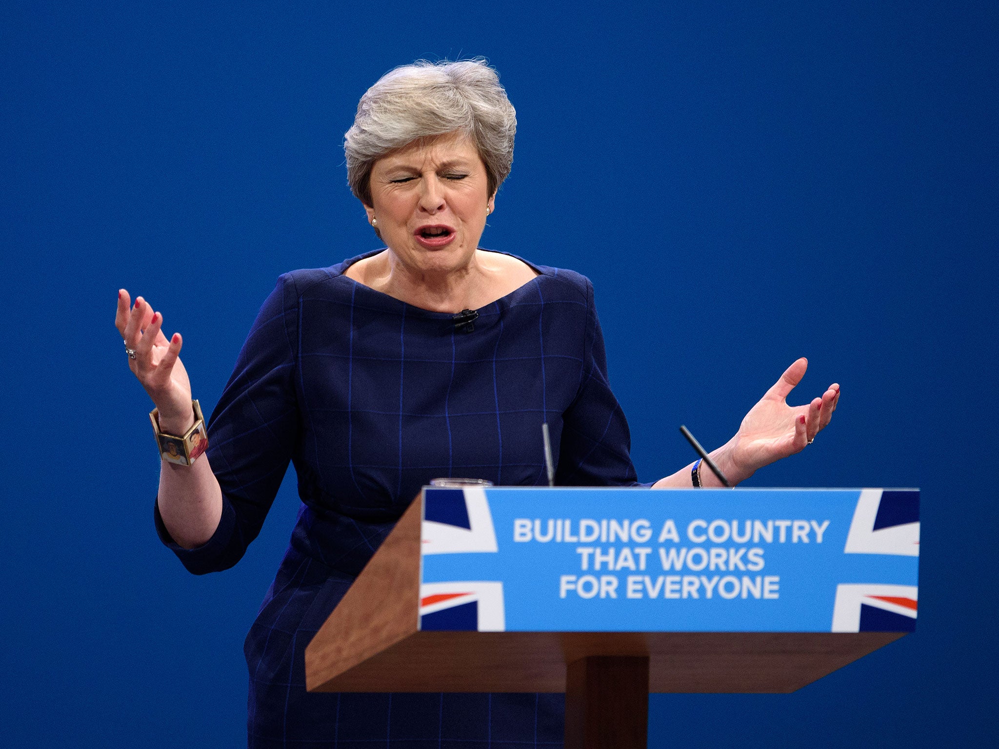 Actions speak louder than words: Theresa May will make a statement to the House of Commons today