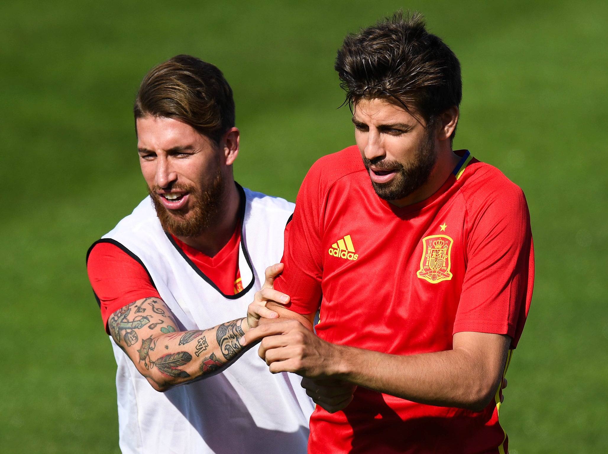 Pique says he has no problem with Real's Ramos