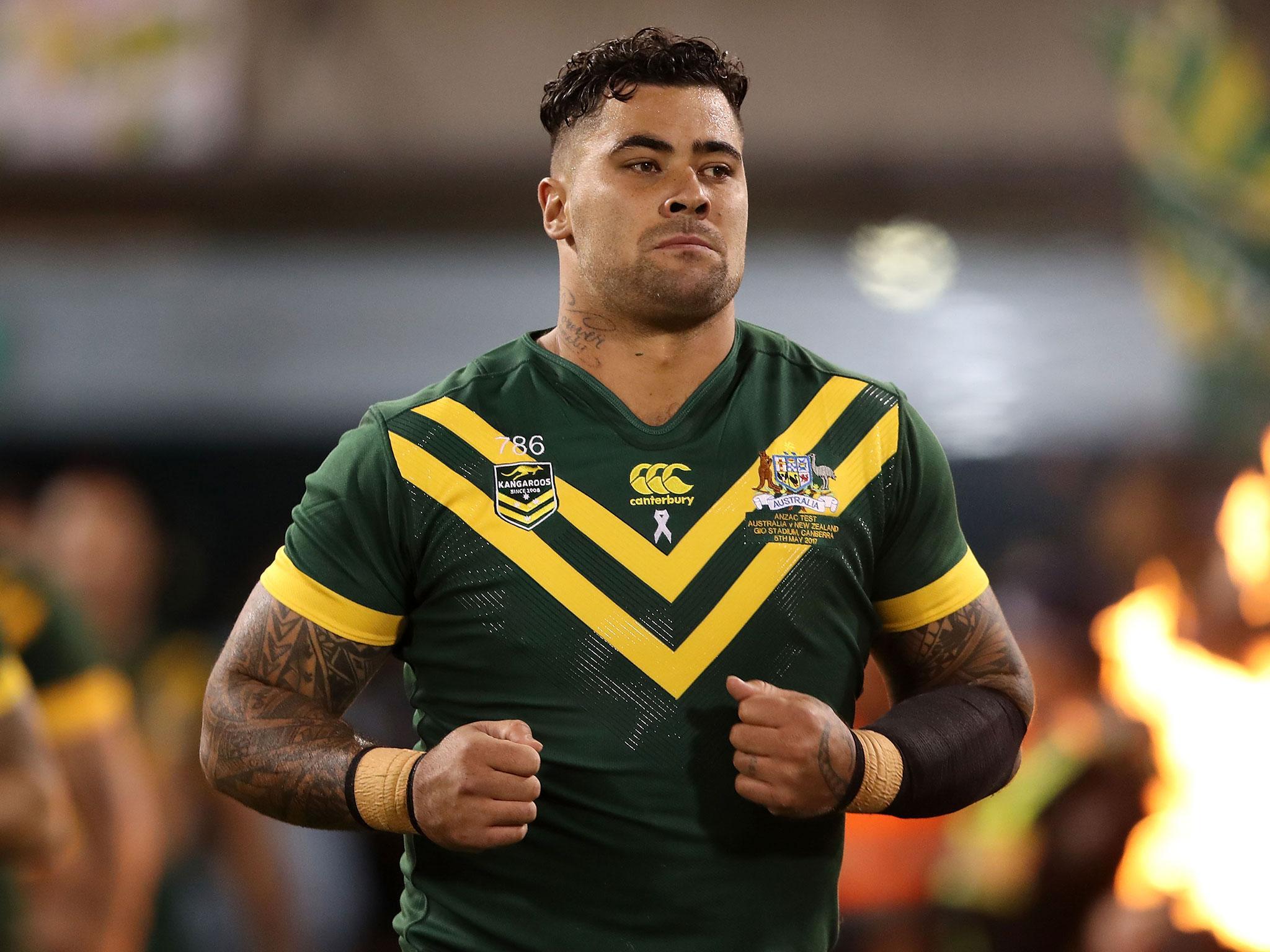 Andrew Fifita has withdrawn from the Australian squad
