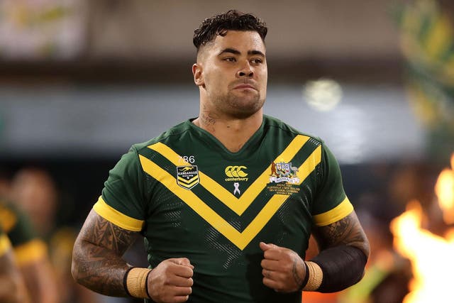 Andrew Fifita has withdrawn from the Australian squad