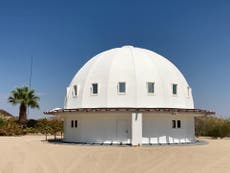 The dome planned by aliens where you can have a sound bath