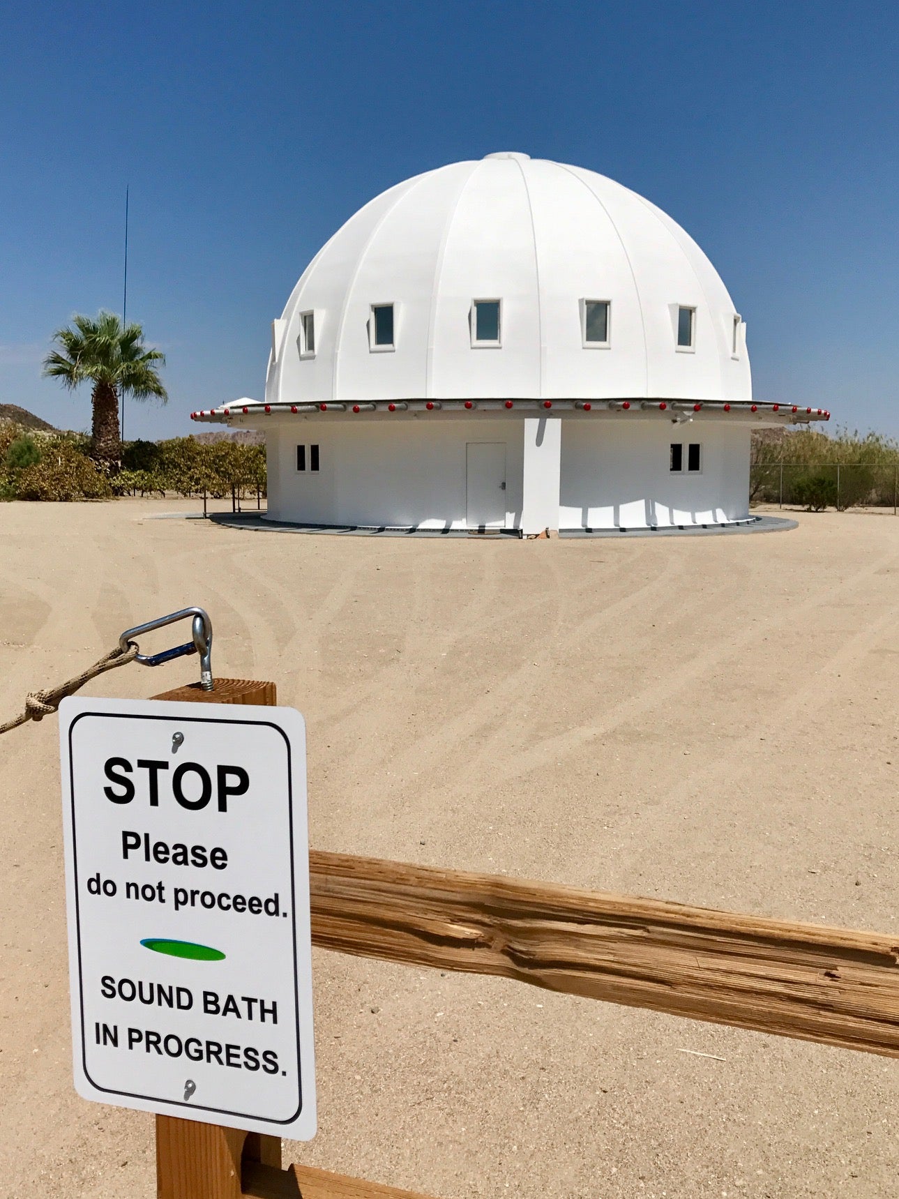 The dome is popular with recording artists for its unique acoustics