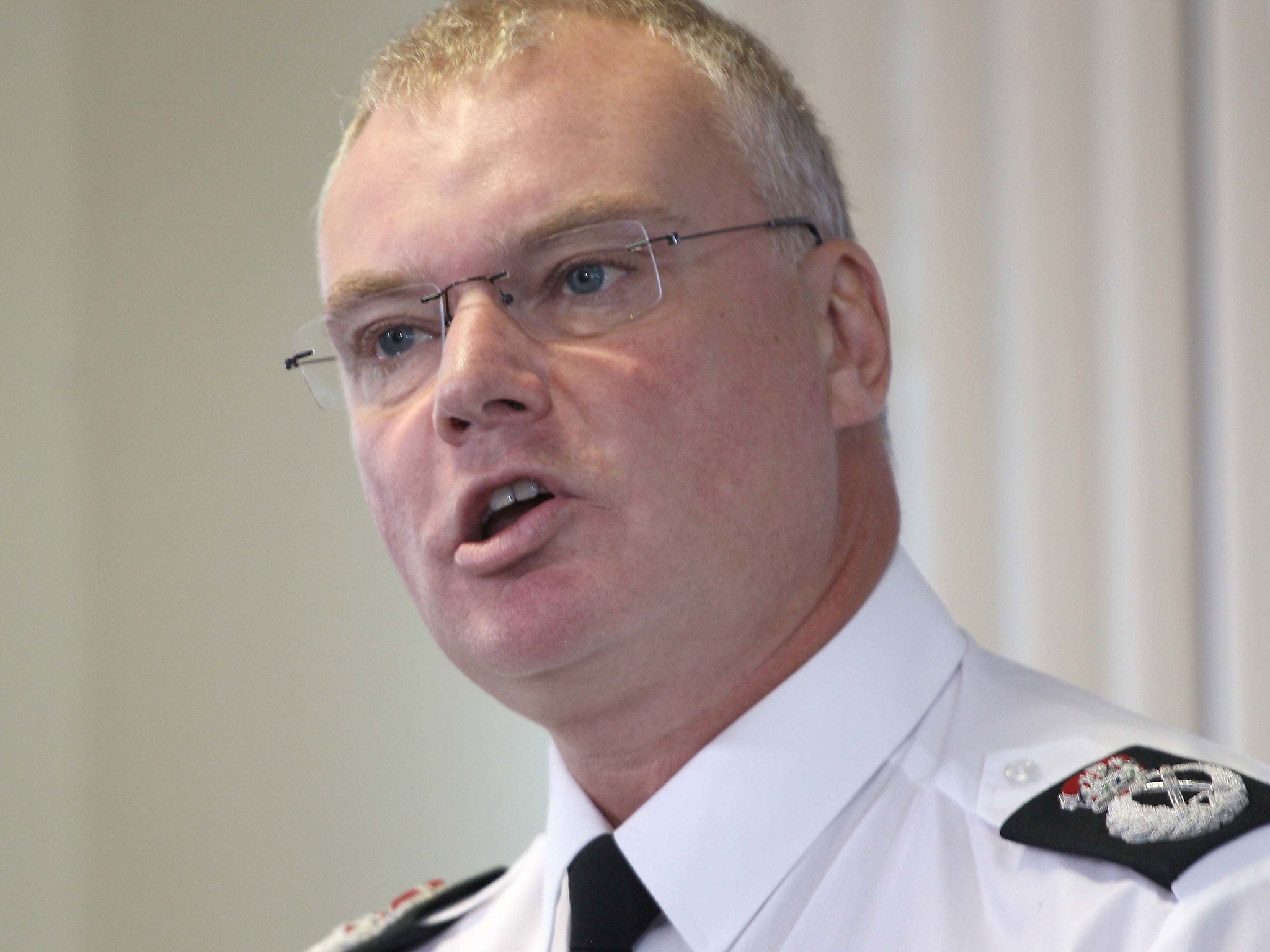 Mike Veale, chief constable of Wiltshire Police, speaks to the media about Operation Conifer on 5 October