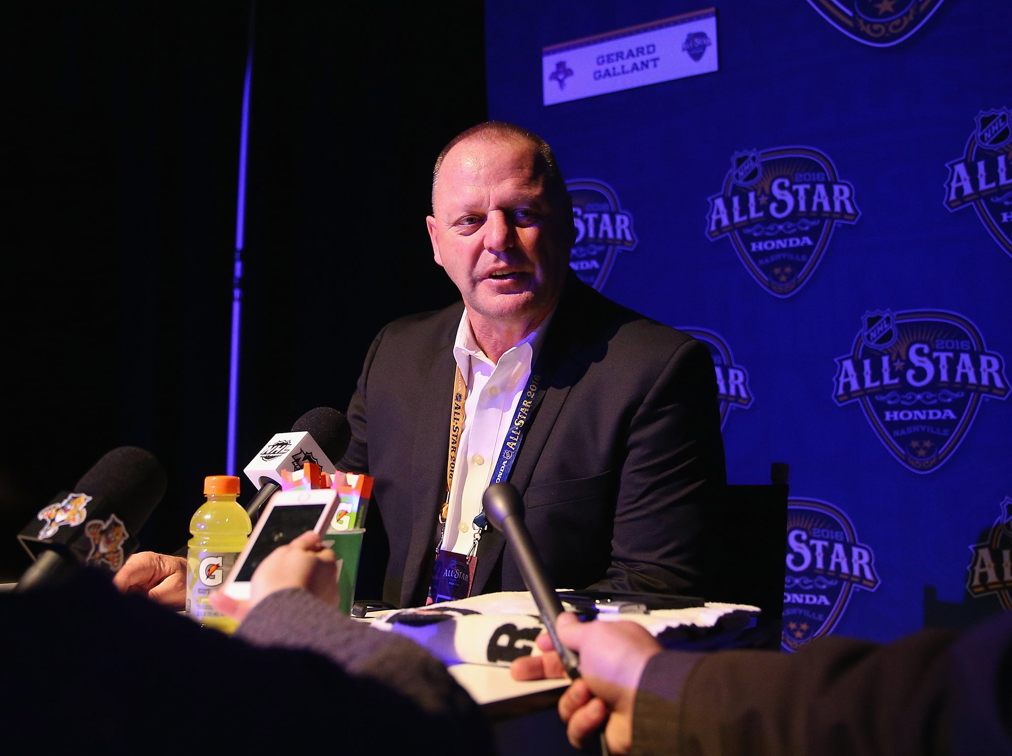 Gerard Gallant, the head coach of the Vegas Golden Knights