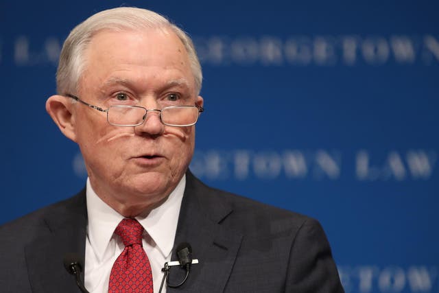 Mr Sessions has taken a keen interest in fighting MS-13