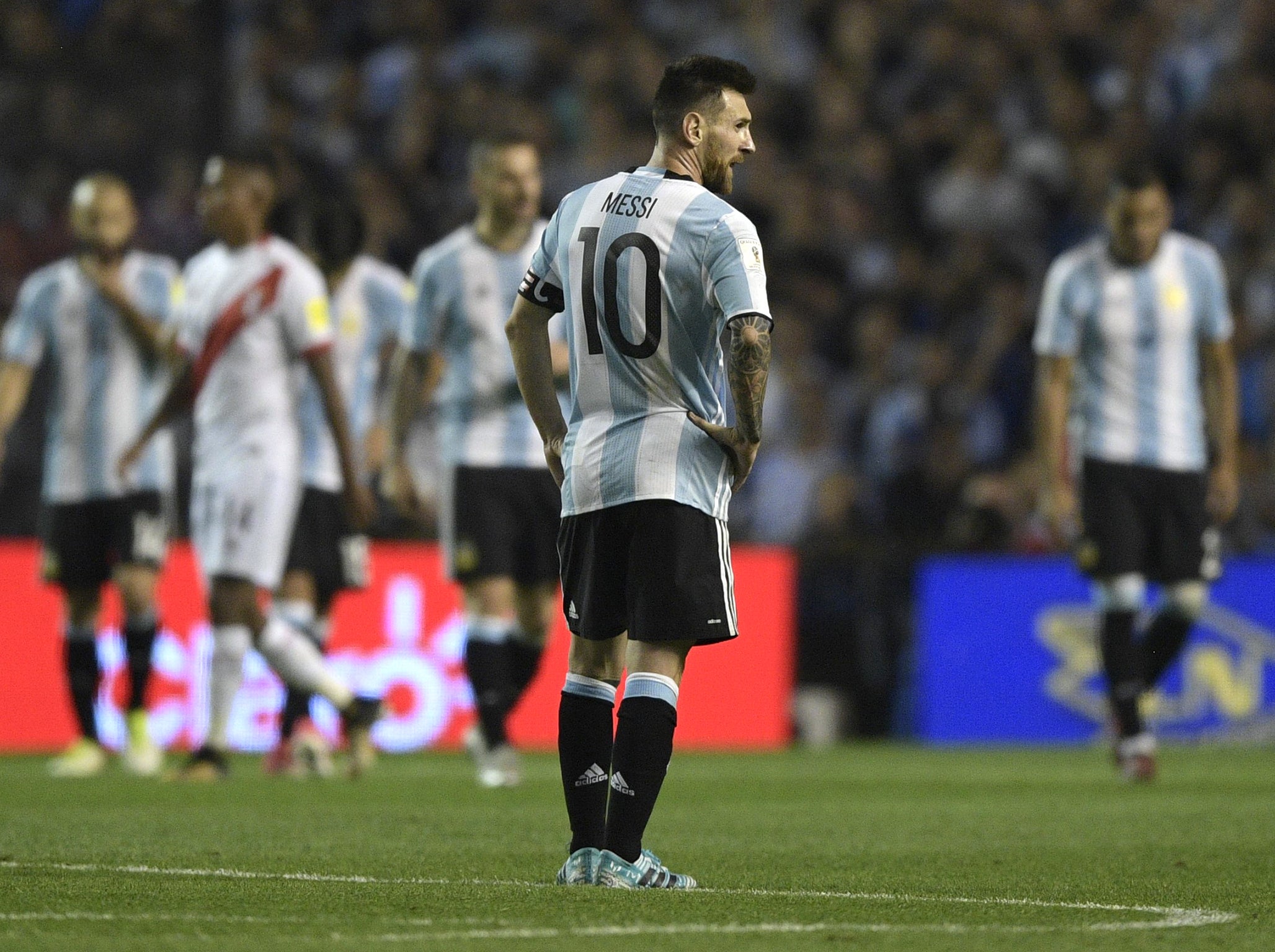 Argentina are on the verge of missing out on Russia 2018