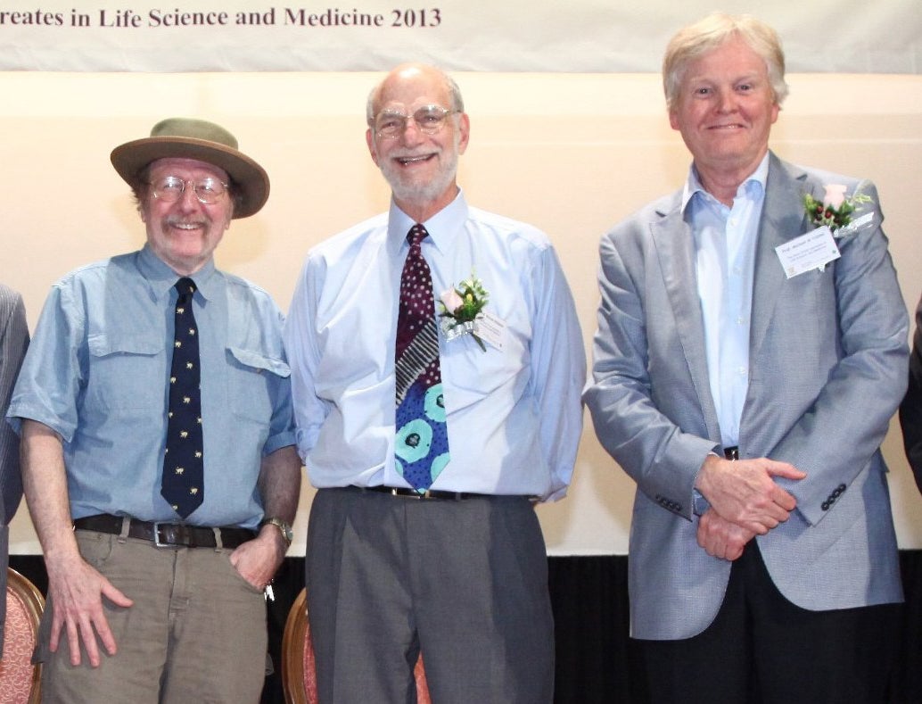 Nobel prize winners Jeffrey C. Hall, Michael Rosbash and Michael W. Young