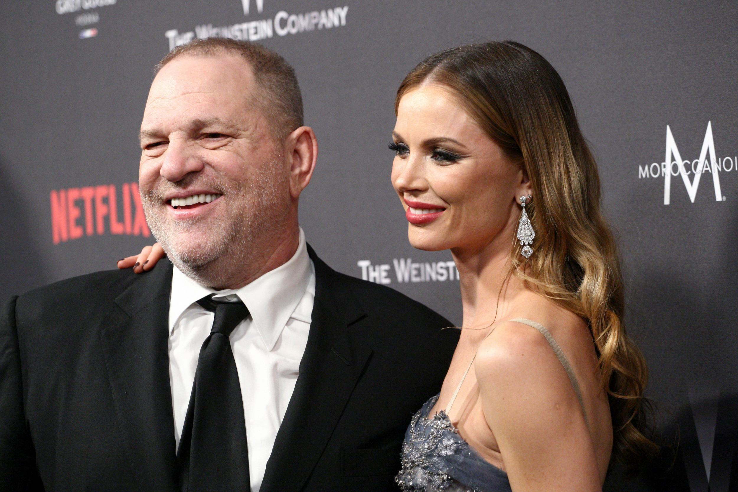 Harvey Weinstein claims his wife stands by him 100% amid sexual harassment allegations The Independent The Independent image