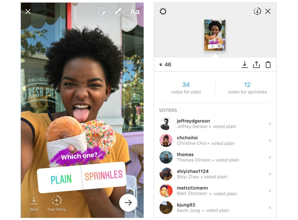 Instagram Polls Is Embarrassing Users Who Thought Their Votes Were Anonymous The Independent The Independent
